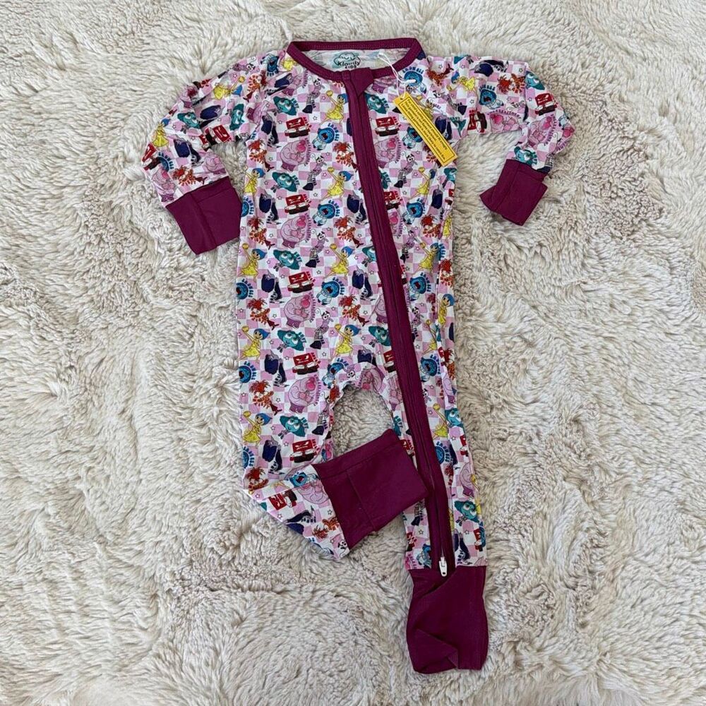 Bamboo Kloudy Kids inside Out Zippy Size 18/24 Months